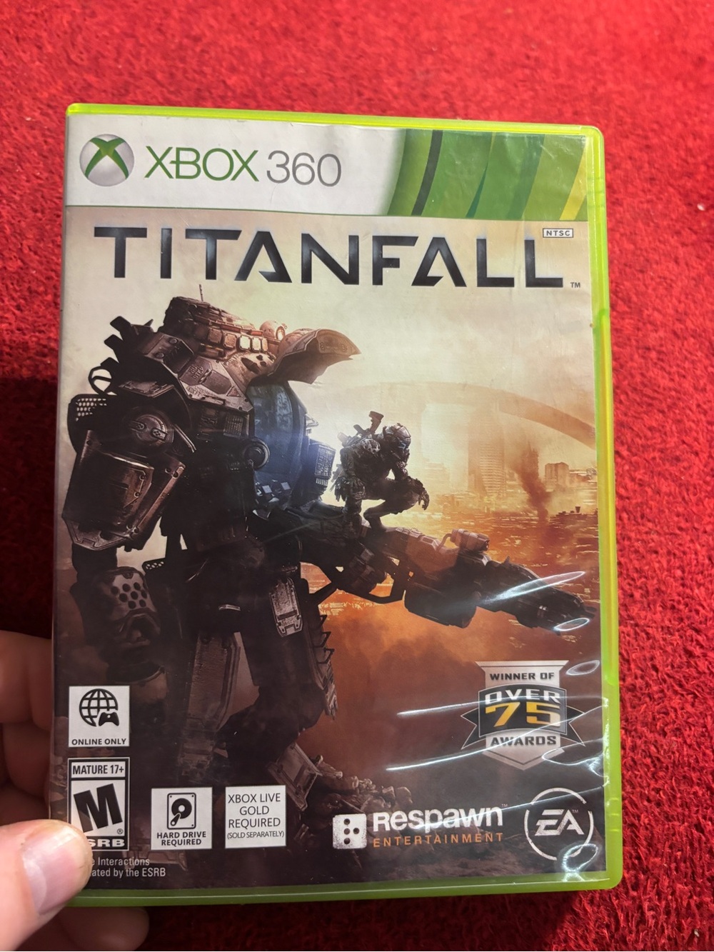 XBOX 360 Titanfall - Green Case With manual.
